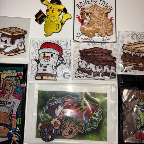 Assorted Embroidered Patches Collection - Picture 3 of 4